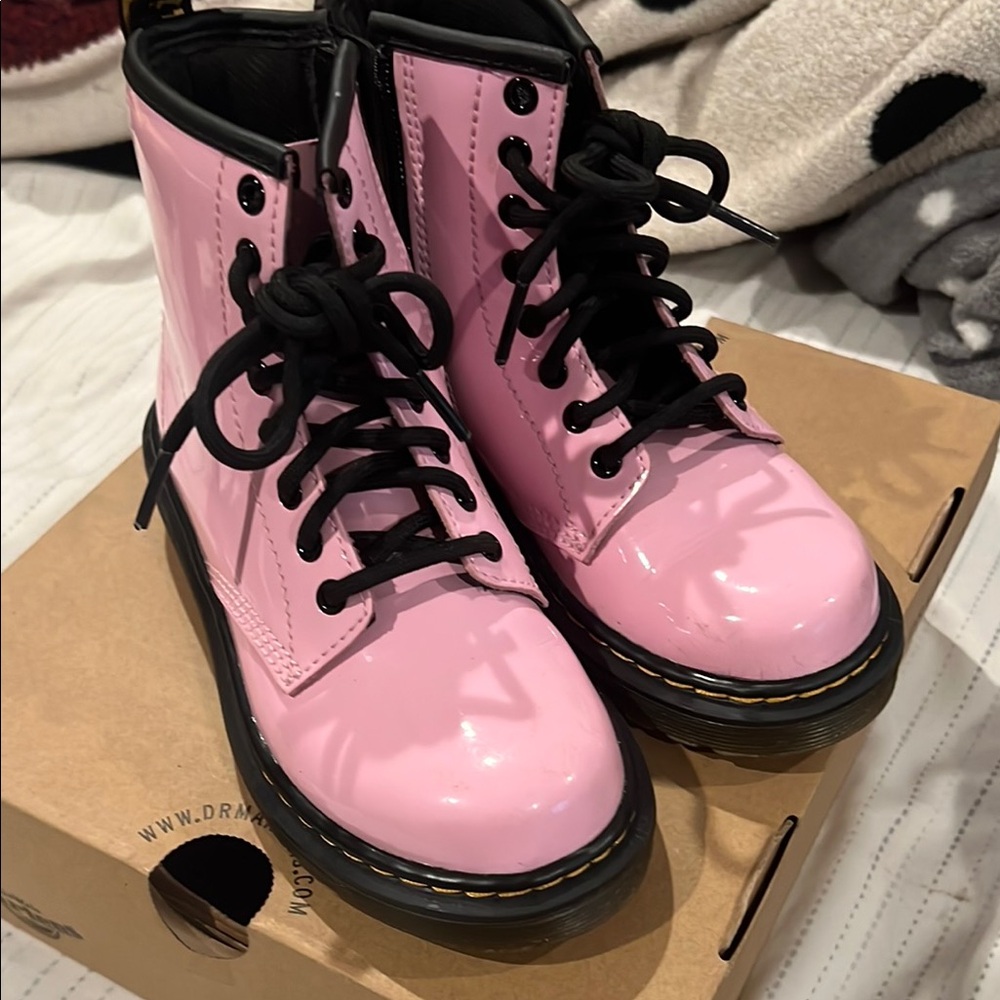 Pale Pink Dr Martens for Kids